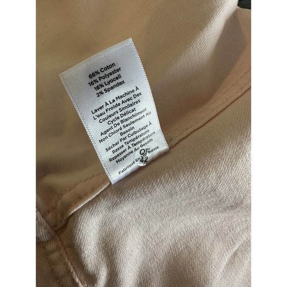 Talbots Classic Pink Denim Jean Jacket Women's Plus Size 2X 2Xp Plus Petite - Picture 8 of 10